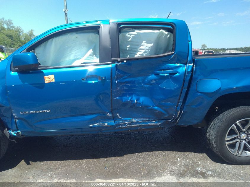 2021 CHEVROLET COLORADO 2WD WORK TRUCK - 1GCGSBEN7M1260677
