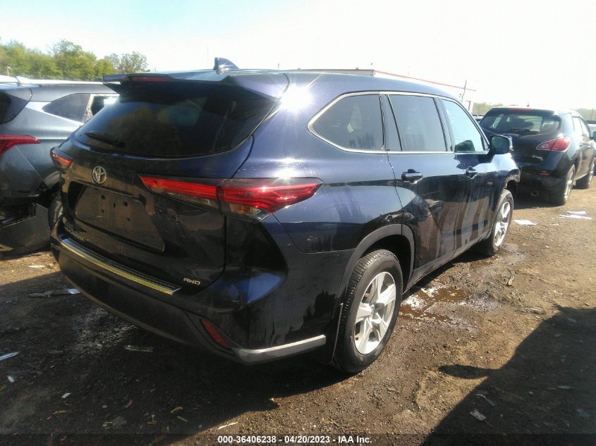 2020 TOYOTA HIGHLANDER L - 5TDCZRBH9LS511718