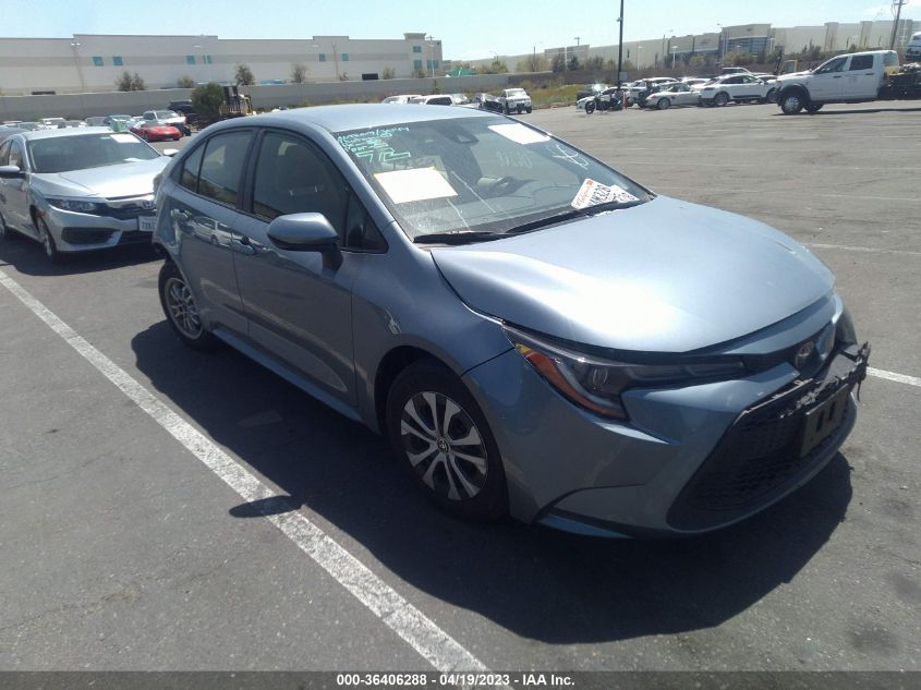 2022 TOYOTA COROLLA HYBRID LE - JTDEAMDE7NJ040819