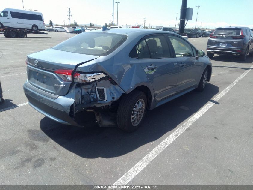 2022 TOYOTA COROLLA HYBRID LE - JTDEAMDE7NJ040819