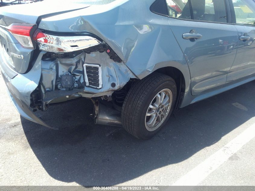 2022 TOYOTA COROLLA HYBRID LE - JTDEAMDE7NJ040819