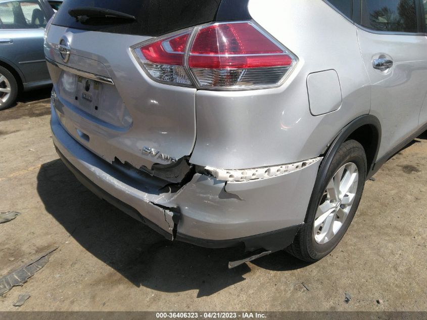 2016 NISSAN ROGUE SV - KNMAT2MV3GP649242