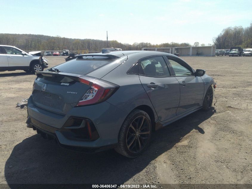 2020 HONDA CIVIC HATCHBACK SPORT - SHHFK7H41LU416034