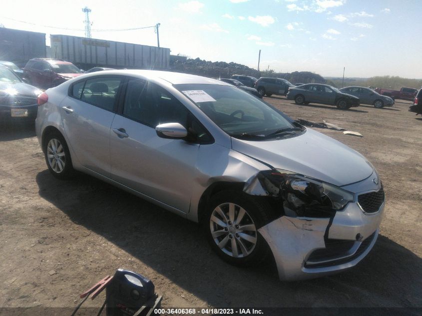2014 KIA FORTE LX - KNAFX4A61E5220870