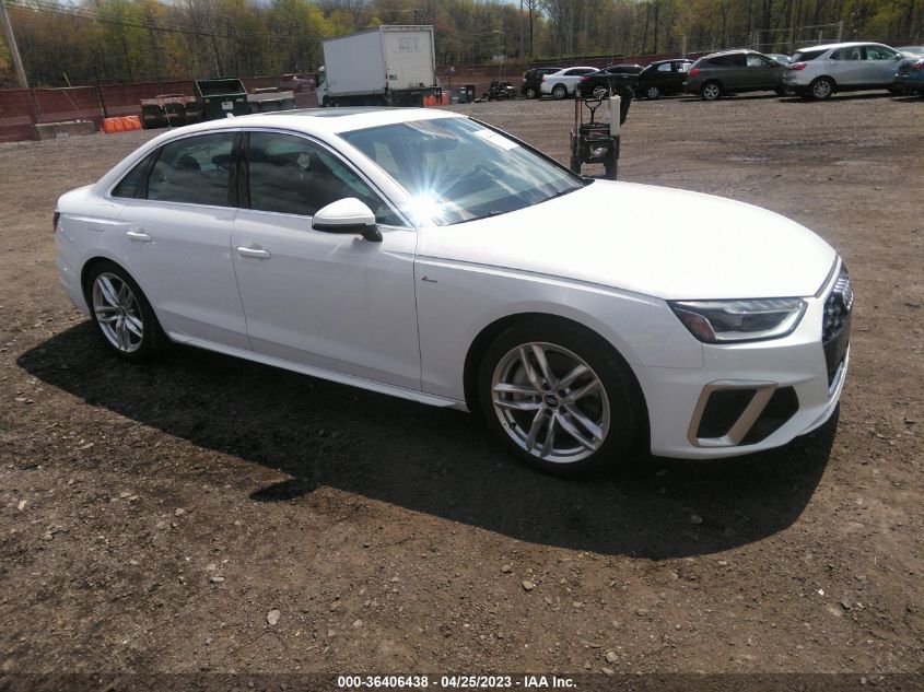 2020 AUDI A4 PREMIUM PLUS - WAUENAF49LA038054