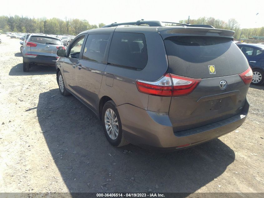 2017 TOYOTA SIENNA XLE AUTO ACCESS - 5TDYZ3DC3HS855332