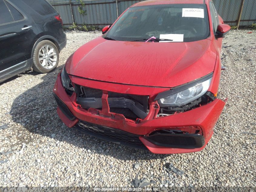2018 HONDA CIVIC HATCHBACK LX - SHHFK7G28JU217835