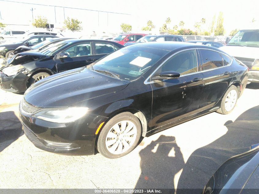 2016 CHRYSLER 200 LX - 1C3CCCFB5GN139475