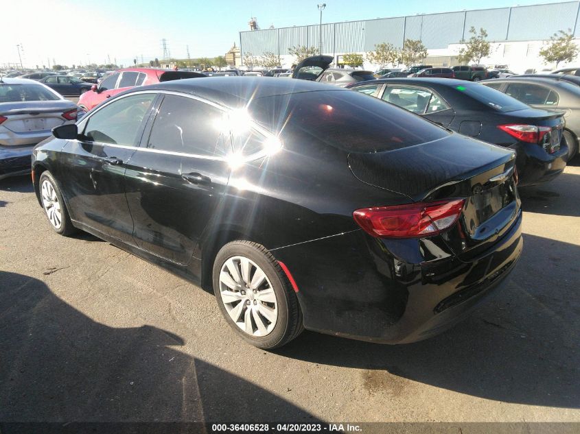 2016 CHRYSLER 200 LX - 1C3CCCFB5GN139475