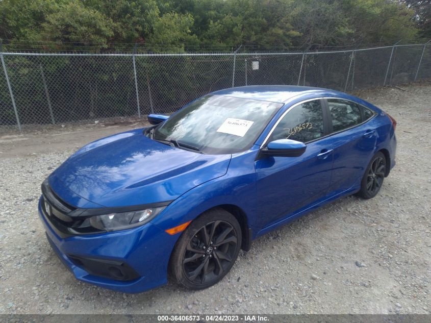 2020 HONDA CIVIC SEDAN SPORT - 19XFC2F84LE030270