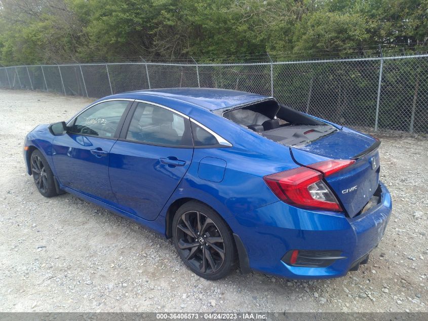 2020 HONDA CIVIC SEDAN SPORT - 19XFC2F84LE030270