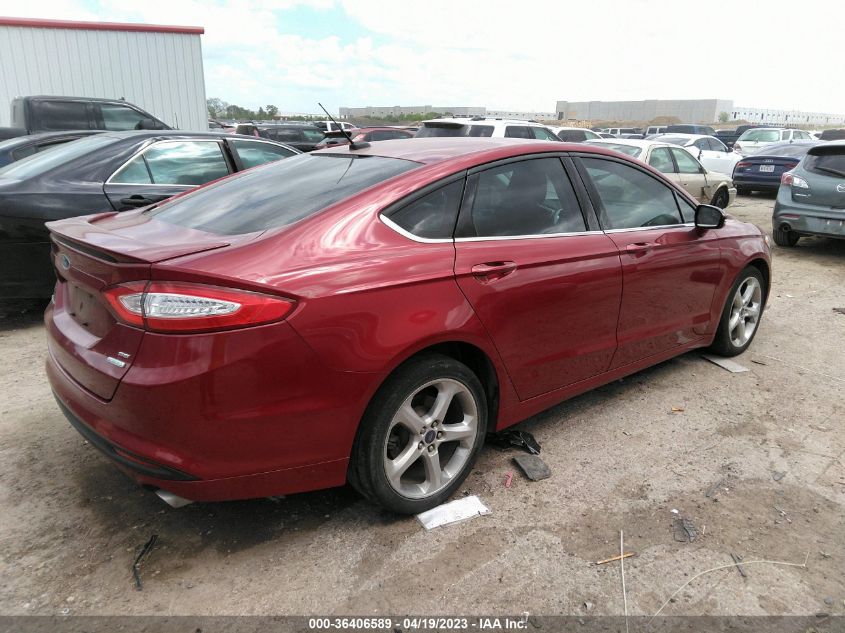 2016 FORD FUSION SE - 3FA6P0HD3GR258297
