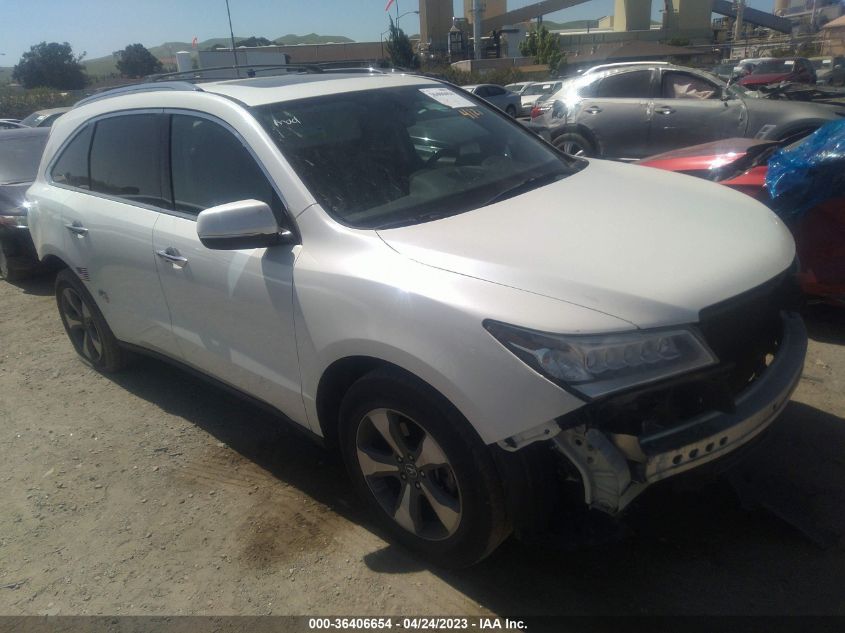 2014 ACURA MDX - 5FRYD3H28EB016601