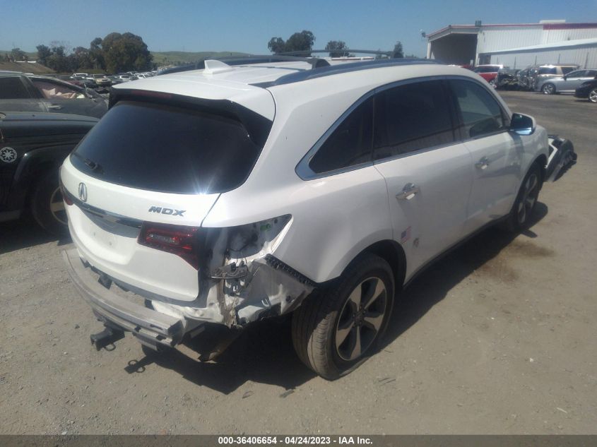 2014 ACURA MDX - 5FRYD3H28EB016601