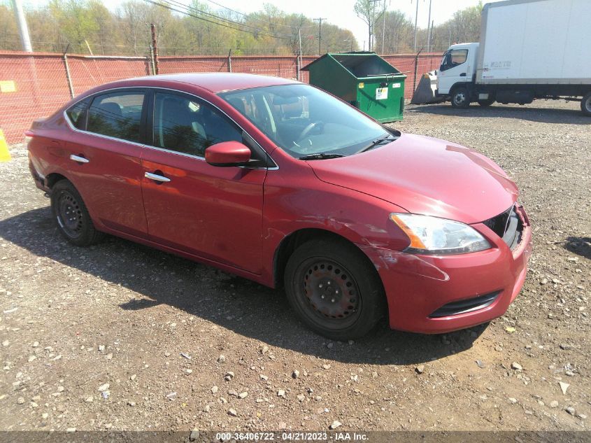 VIN 3N1AB7AP4FY268070 2015 NISSAN SENTRA no.1