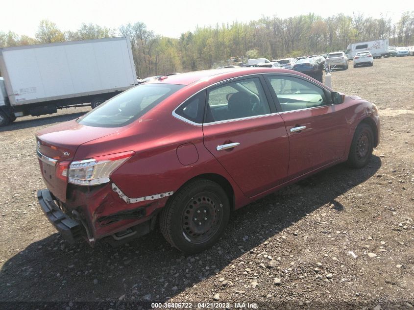 VIN 3N1AB7AP4FY268070 2015 NISSAN SENTRA no.4