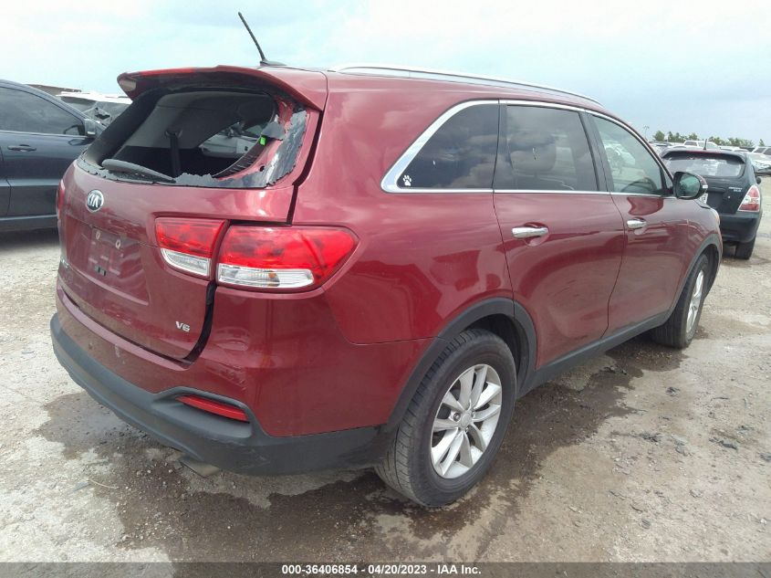 2016 KIA SORENTO LX - 5XYPG4A57GG179220