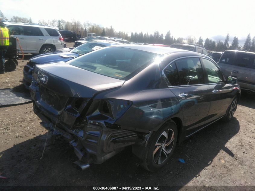 2016 HONDA ACCORD SEDAN LX - 1HGCR2F39GA190029