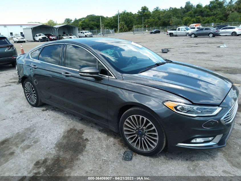 2017 FORD FUSION TITANIUM/PLATINUM - 3FA6P0K98HR111480