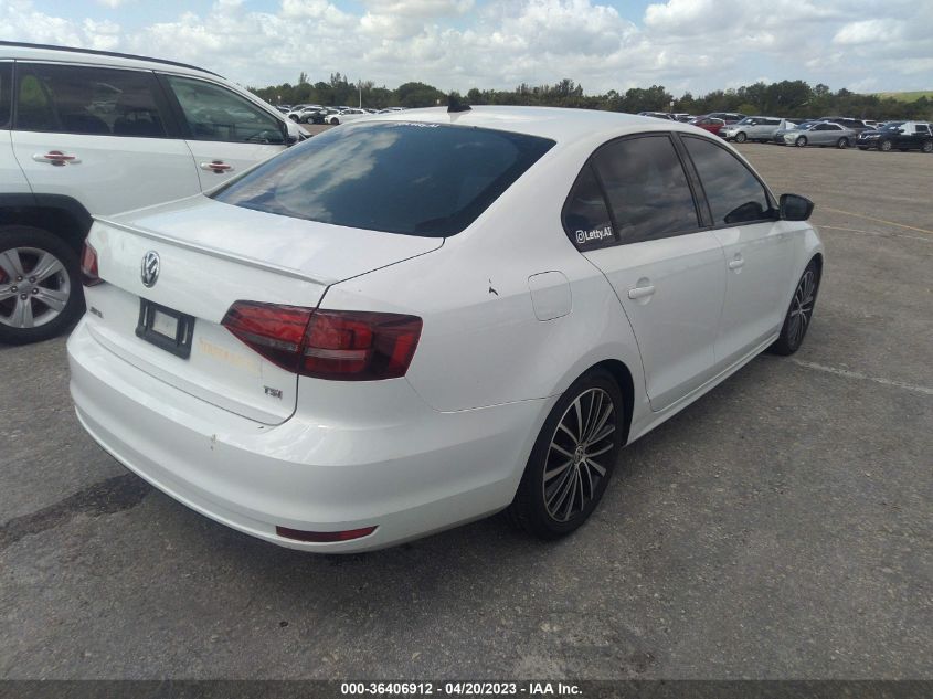 2016 VOLKSWAGEN JETTA SEDAN 1.8T SPORT - 3VWD17AJ1GM404878