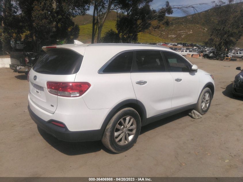 2016 KIA SORENTO LX - 5XYPG4A3XGG094502