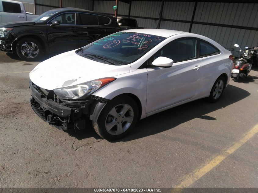 2013 HYUNDAI ELANTRA COUPE GS PZEV - KMHDH6AE7DU009005