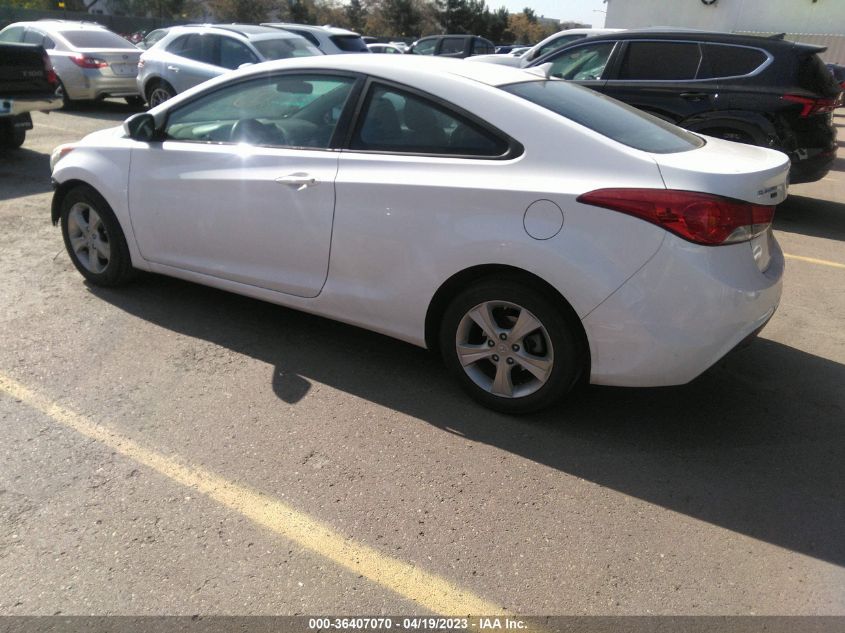 2013 HYUNDAI ELANTRA COUPE GS PZEV - KMHDH6AE7DU009005