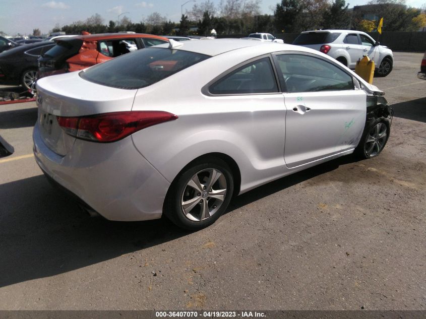 2013 HYUNDAI ELANTRA COUPE GS PZEV - KMHDH6AE7DU009005