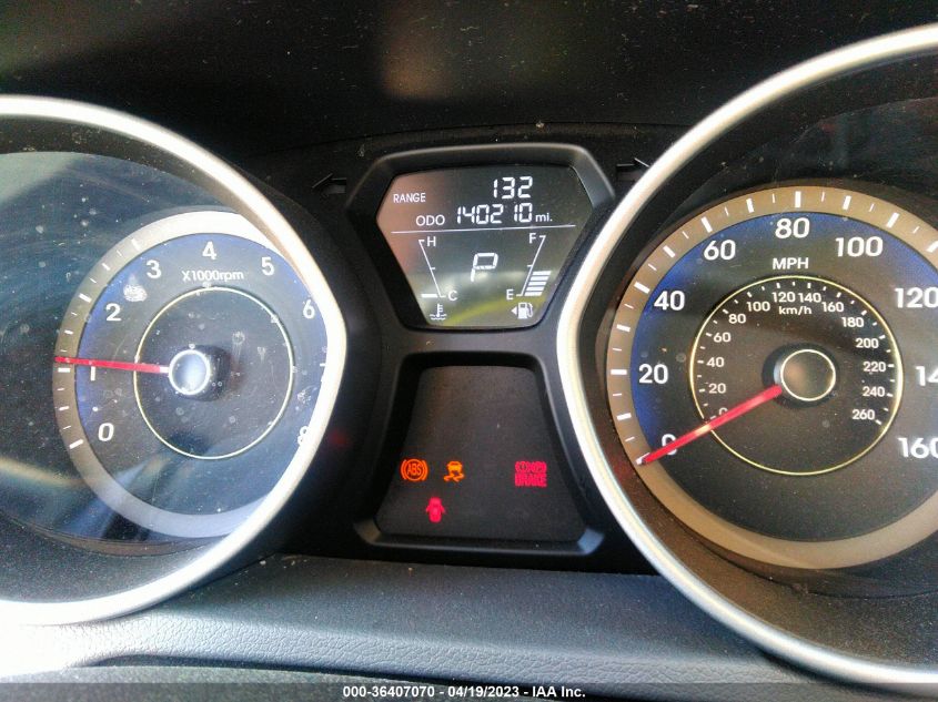 2013 HYUNDAI ELANTRA COUPE GS PZEV - KMHDH6AE7DU009005