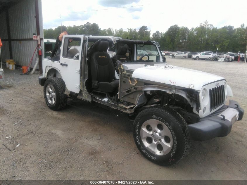 2015 JEEP WRANGLER UNLIMITED SAHARA - 1C4BJWEG6FL531189