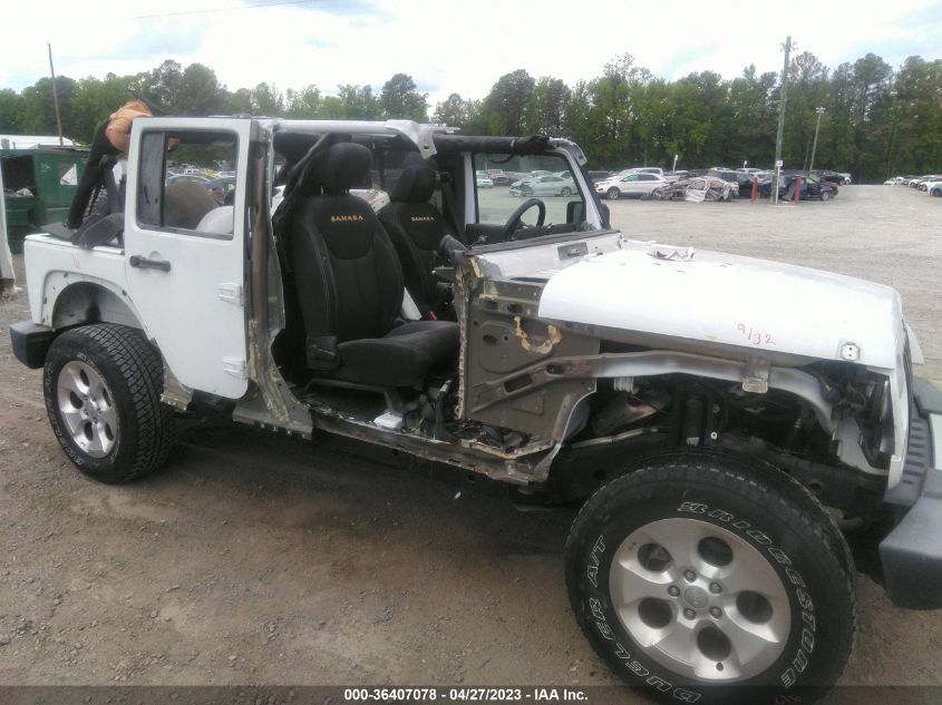 2015 JEEP WRANGLER UNLIMITED SAHARA - 1C4BJWEG6FL531189
