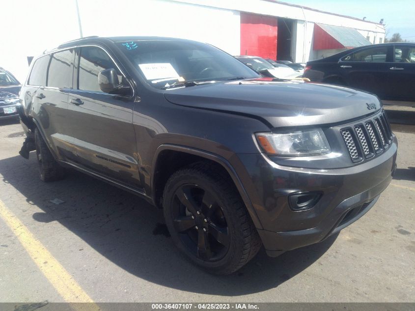 Lot #2536955681 2015 JEEP GRAND CHEROKEE LAREDO salvage car