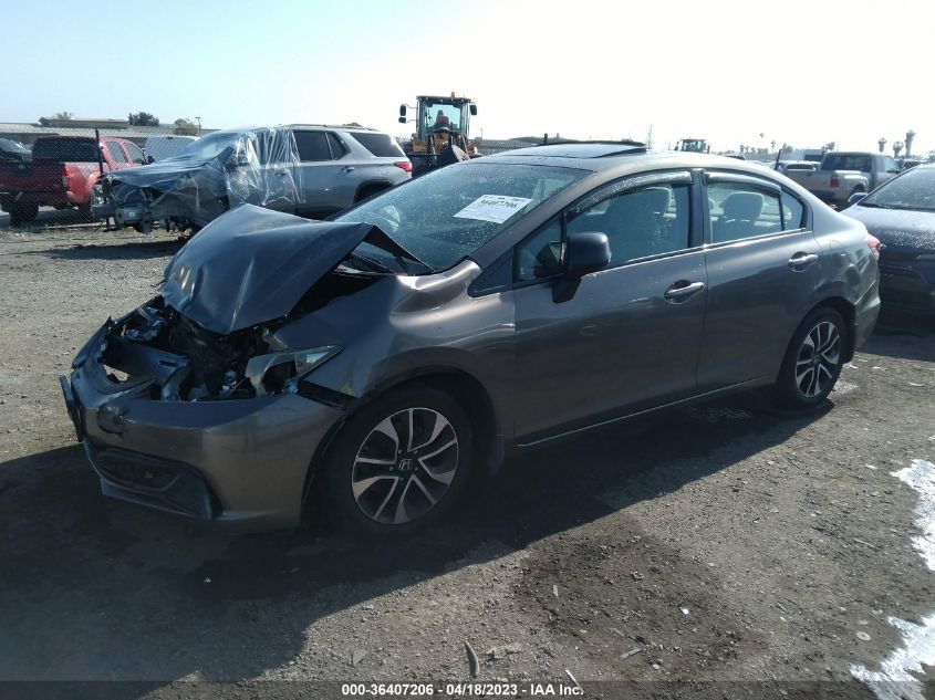 2013 HONDA CIVIC SDN EX - 2HGFB2F86DH530960