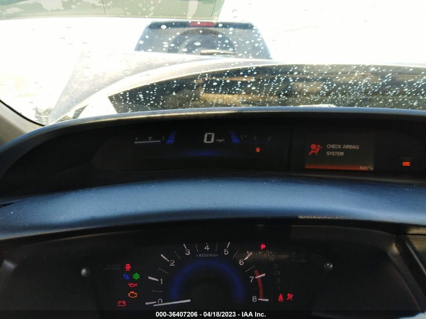 2013 HONDA CIVIC SDN EX - 2HGFB2F86DH530960