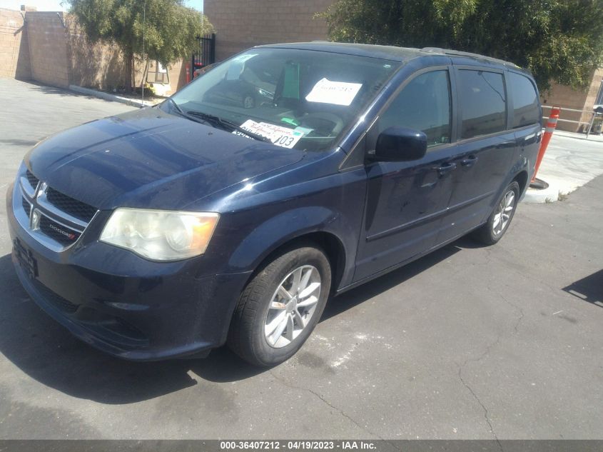 2014 DODGE GRAND CARAVAN SXT - 2C4RDGCG9ER267860