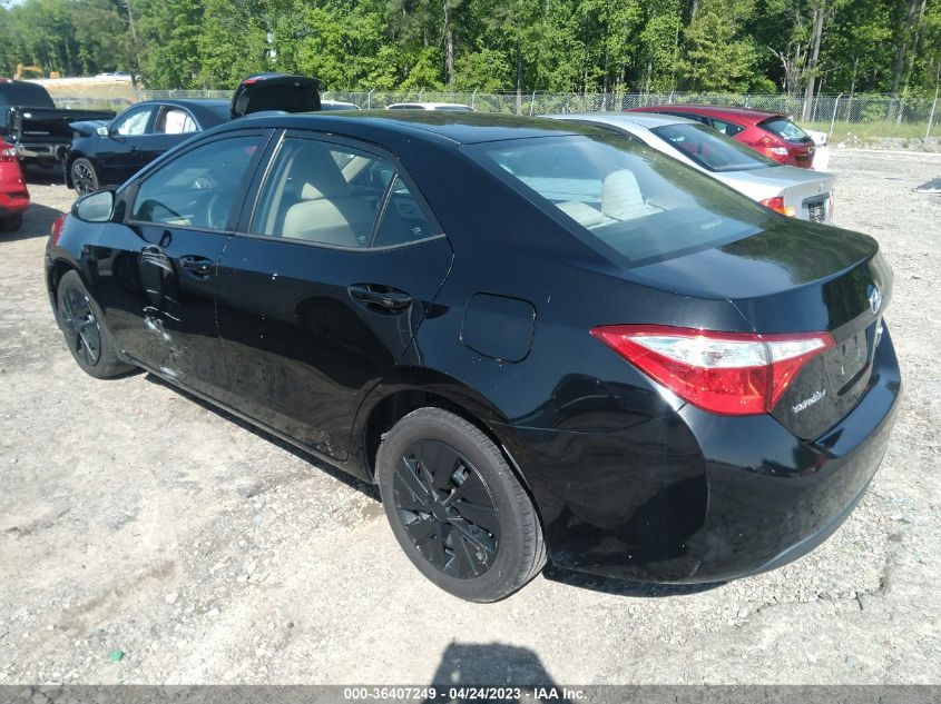 2015 TOYOTA COROLLA LE - 2T1BURHE4FC266802