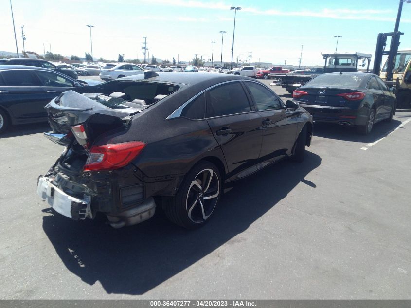2021 HONDA ACCORD SEDAN SPORT - 1HGCV1F30MA091021