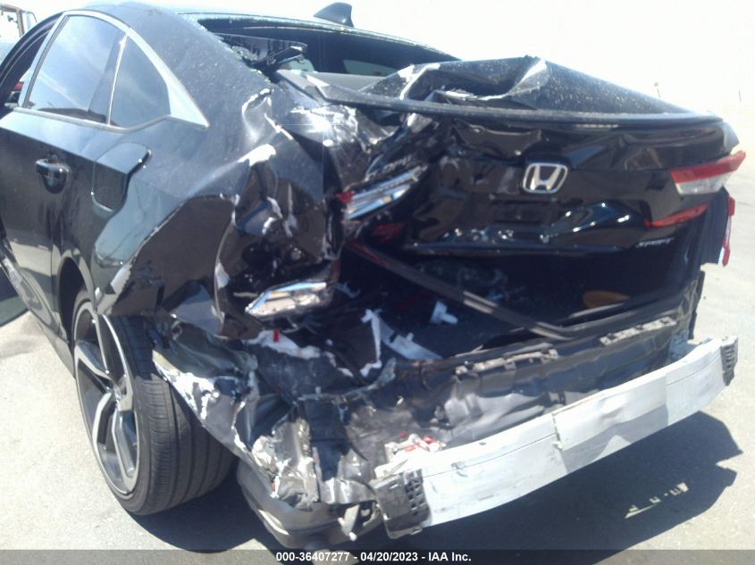 2021 HONDA ACCORD SEDAN SPORT - 1HGCV1F30MA091021