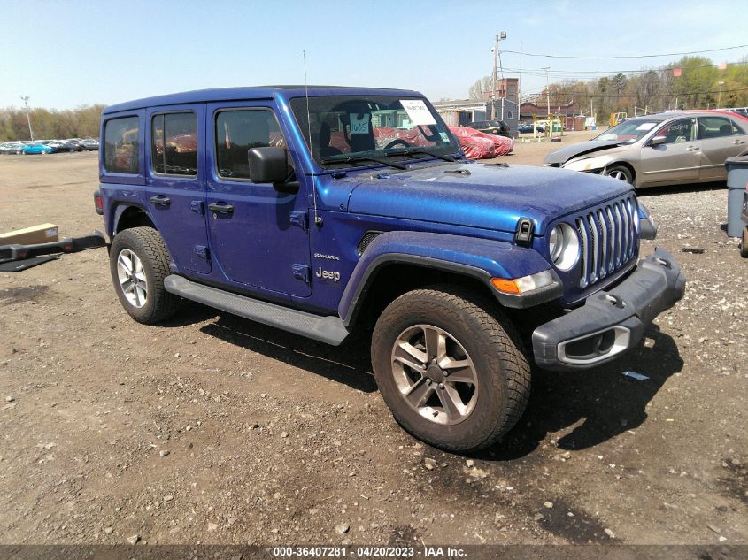 2020 JEEP WRANGLER UNLIMITED SAHARA - 1C4HJXEN3LW157455