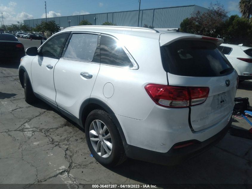 2017 KIA SORENTO LX V6 - 5XYPG4A51HG223584