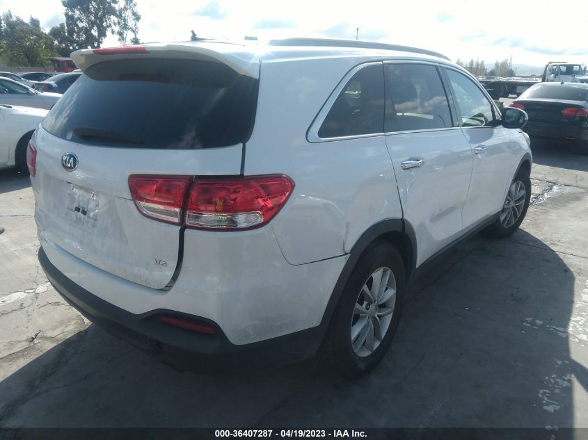 2017 KIA SORENTO LX V6 - 5XYPG4A51HG223584