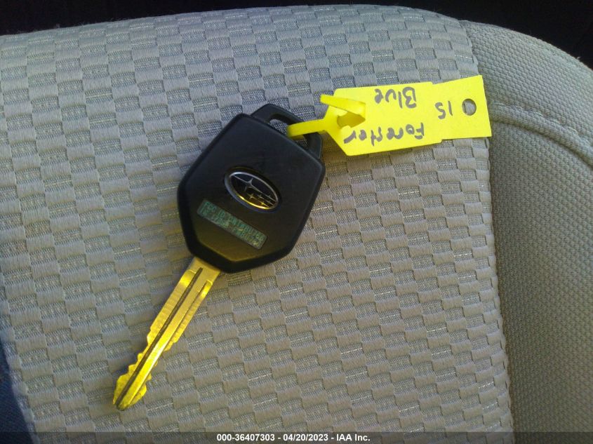 2015 SUBARU FORESTER I CONVENIENCE - JF2SJCCC6FH589211