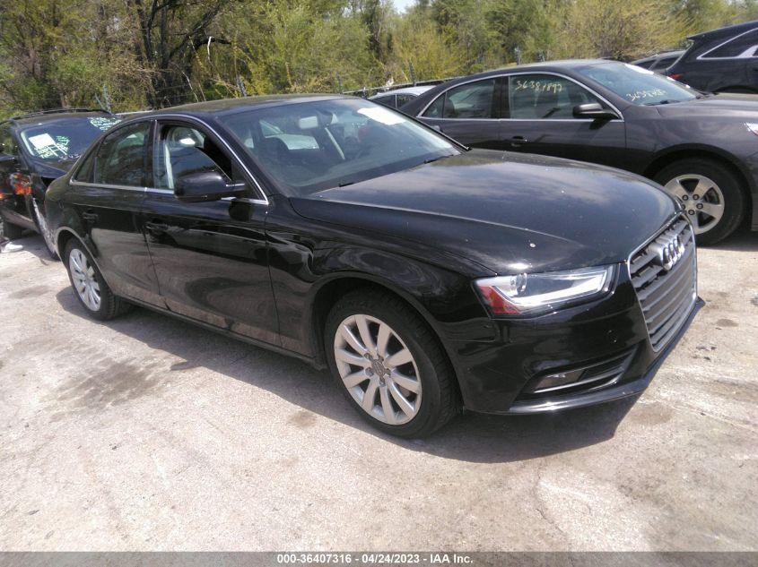 2013 AUDI A4 PREMIUM - WAUBFAFL5DN033242