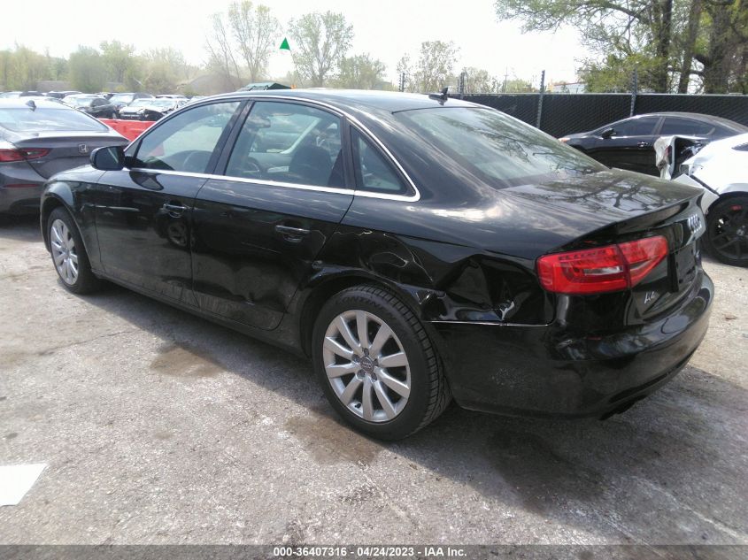 2013 AUDI A4 PREMIUM - WAUBFAFL5DN033242