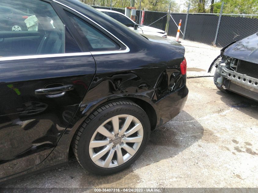 2013 AUDI A4 PREMIUM - WAUBFAFL5DN033242