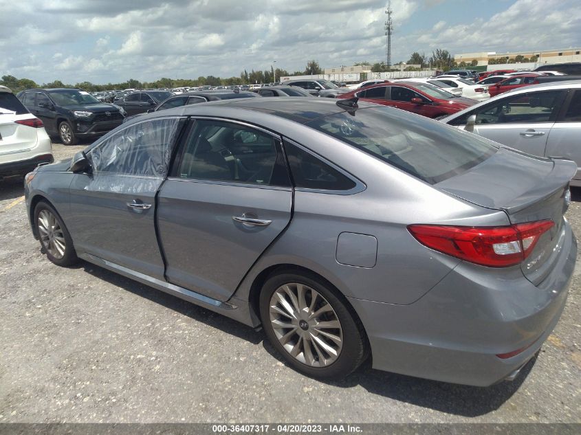 2015 HYUNDAI SONATA 2.4L LIMITED - 5NPE34AF6FH194830