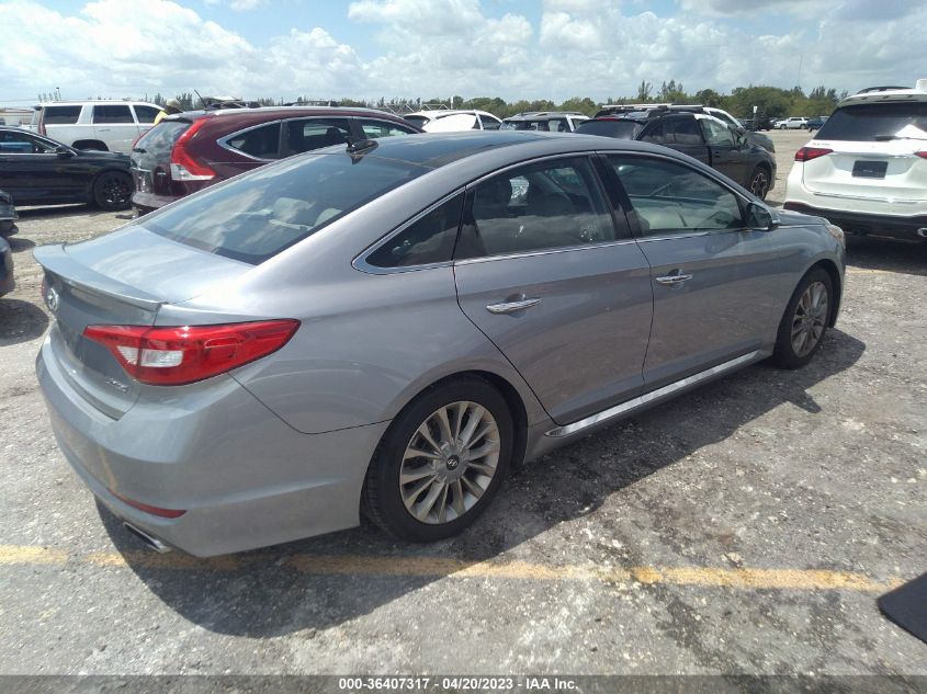 2015 HYUNDAI SONATA 2.4L LIMITED - 5NPE34AF6FH194830