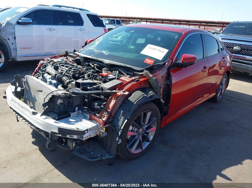 2020 HONDA CIVIC SEDAN EX - 19XFC1F30LE010760