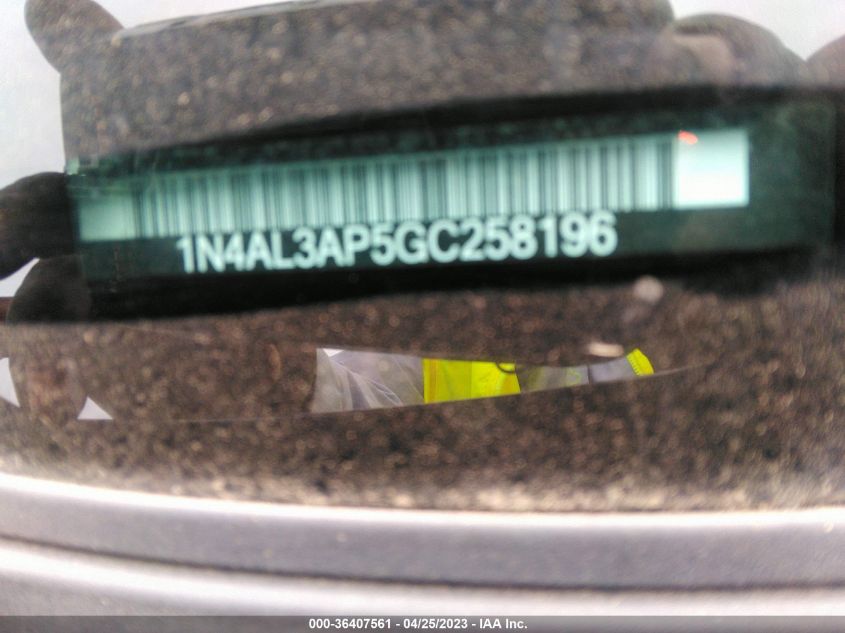 2016 NISSAN ALTIMA 2.5 S - 1N4AL3AP5GC258196