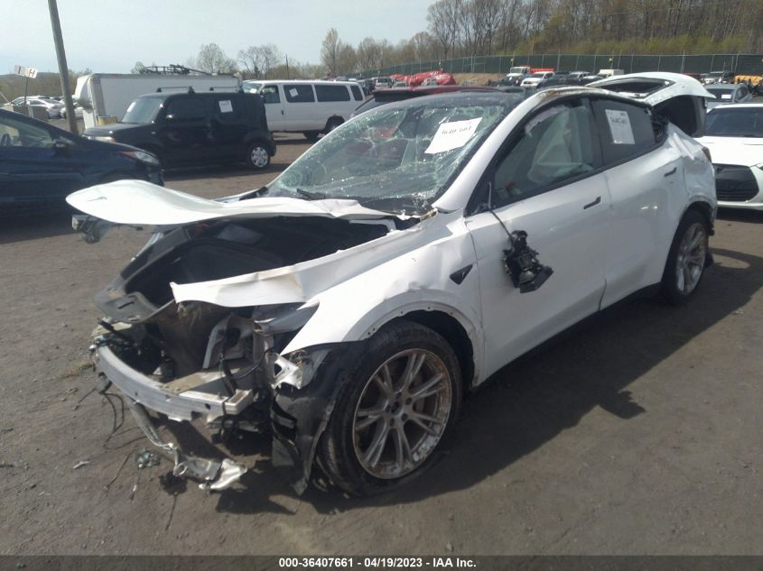 2021 TESLA MODEL Y LONG RANGE - 5YJYGDEE6MF243944